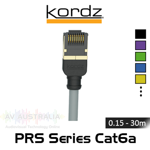 Kordz PRS Series Slim Profile Cat6A U/FTP 28AWG Network Patch Cord (0.15-30m)