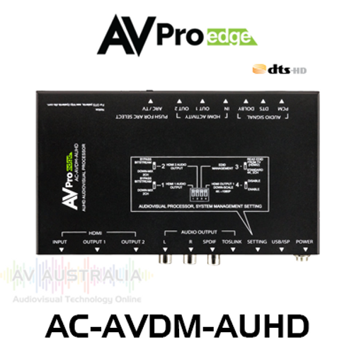 AVPro Edge AC-AVDM-AUHD 18Gbps 8Ch Bit Stream Decoder/Downmixer
