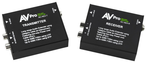 AVPro Edge AC-AEX-KIT Analog / Digital Audio Extender Set (100m)