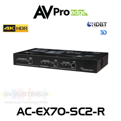 AVPro Edge 4K60 4:4:4 HDR HDMI Over HDBaseT Receiver With Scaler (70m)