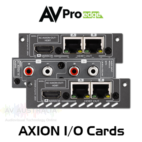 AVPro Edge Input & Output Modular Matrix Cards For Axion-X Video Distribution System