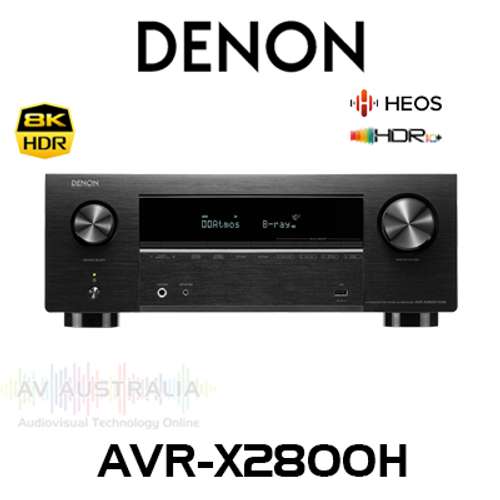 Denon AVR-X2800H 7.2-Ch 8K HDR AV Receiver with HEOS Built-in