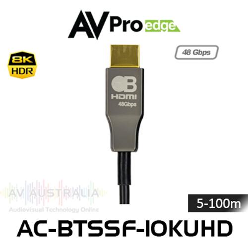 AVPro Edge Bullet Train 8K 120Fps 48Gbps Active Optical HDMI Cables (5-100m)
