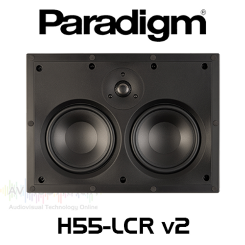 Paradigm CI Home H55-LCR v2 Dual 5.5" Mineral-Filled PP In-Wall LCR Speaker (Each)