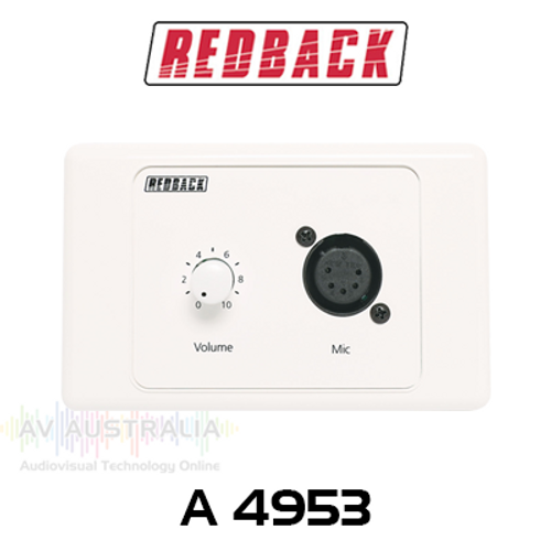 Redback 5-Pin XLR Transmitter Wallplate