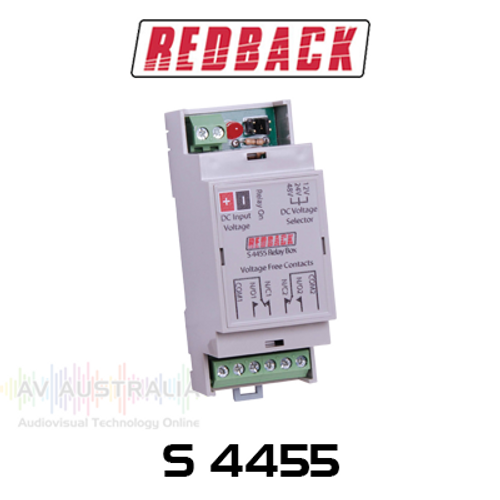 Redback 12V / 24V / 48V DIN Rail Relay Box