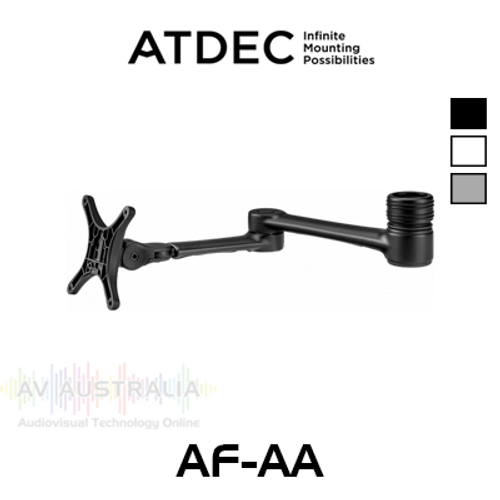 Atdec AF-AA Accessory Monitor Arm For AF-AT Desk Mount (8kg Max)