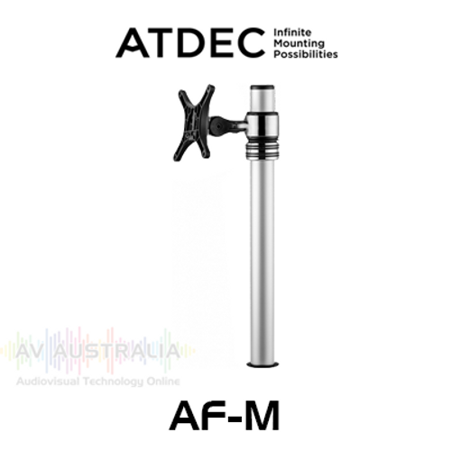 Atdec AF-M 440mm Post Single Monitor Desk Mount (8kg Max)