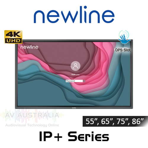 Newline IP+ Series 4K UHD Interactive Touch Displays (55", 65", 75", 86")