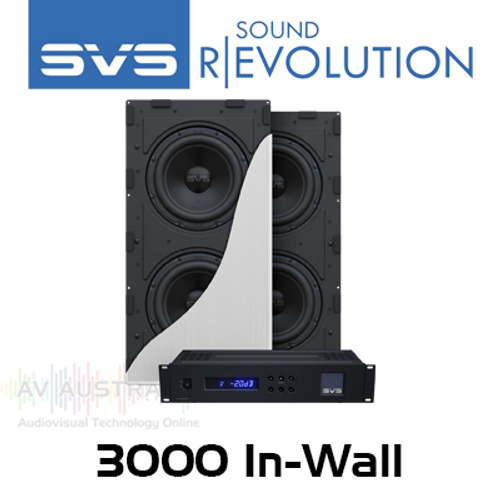 SVS 3000 Dual Active 9" In-Wall Subwoofer System