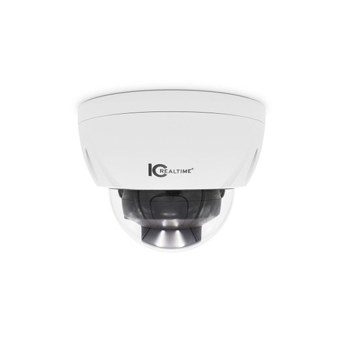 IC Realtime 8MP 4K 2.7-12mm Varifocal Outdoor Vandal PoE Dome Network Camera