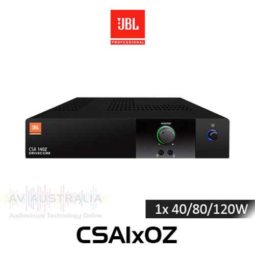 JBL Commercial CSA 1x 40/80/120W 70/100V DriveCore Fanless Audio Amplifiers