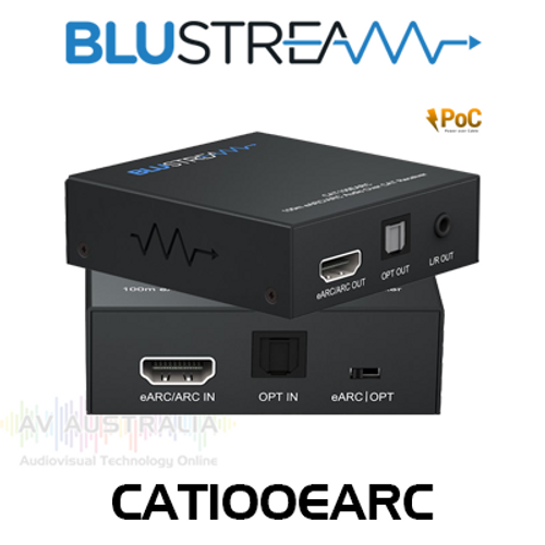 BluStream CAT100EARC HDMI eARC / ARC Over CAT Kit (100m)