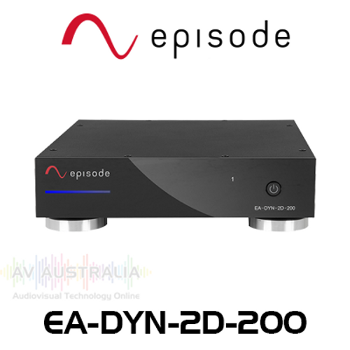 Episode Dynamic 2 x 200W 4 ohm Class-D Digital Amplifier