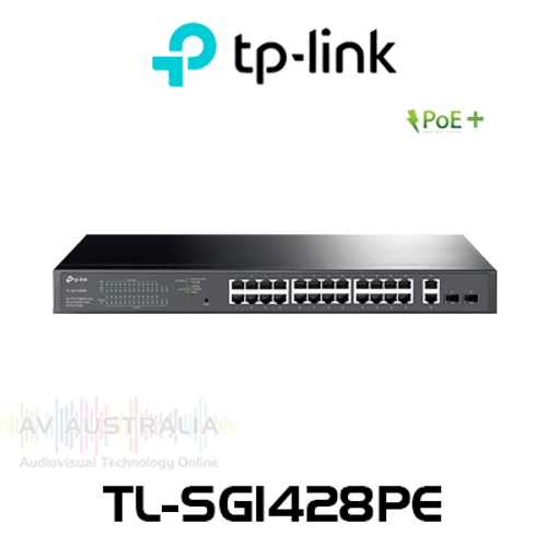 TP-Link TL-SG1428PE 28-Port Gigabit Easy Smart Switch with 24-Port PoE+ 