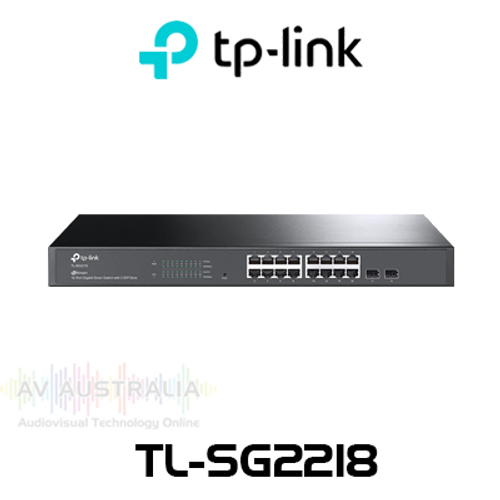 TP-Link TL-SG2218 Jetstream 16-Port Gigabit Smart Switch With 2 SFP Slots