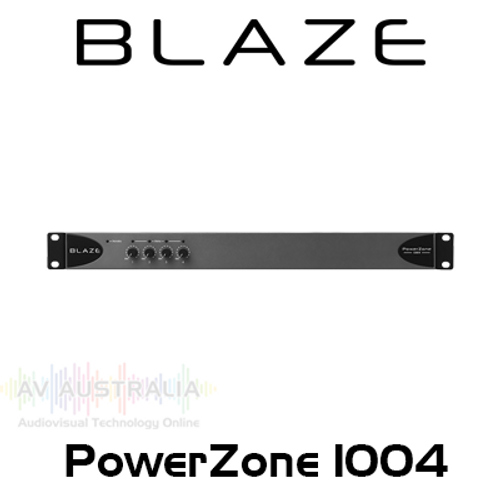 Blaze Audio PowerZone 1004 4-Channel 1000W Class D Power Amplifier
