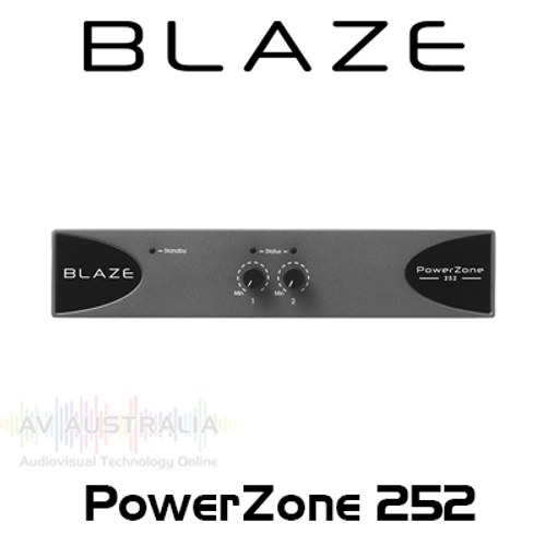 Blaze Audio PowerZone 252 2-Channel 250W Class D Power Amplifier