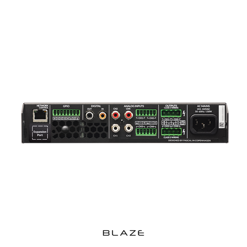 Blaze Audio PowerZone Connect 504 4-Channel 500W Class-D DSP Amplifier