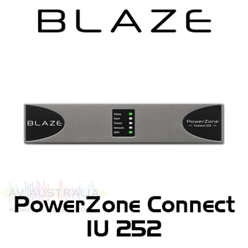 Blaze Audio PowerZone Connect 252 2-Channel 250W Class-D DSP Amplifier