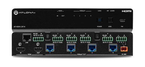 Atlona Four-Output 4K HDR HDMI to HDBaseT Distribution Amplifier (40m)