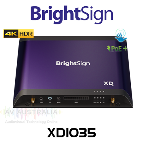 BrightSign XD1035 Professional 4K Expanded I/O Signage Player For Enterprise