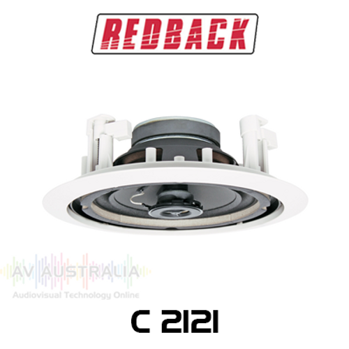 Redback 6.5" Fastfix 15W 100V Line Coaxial In-Ceiling Speaker (Each)