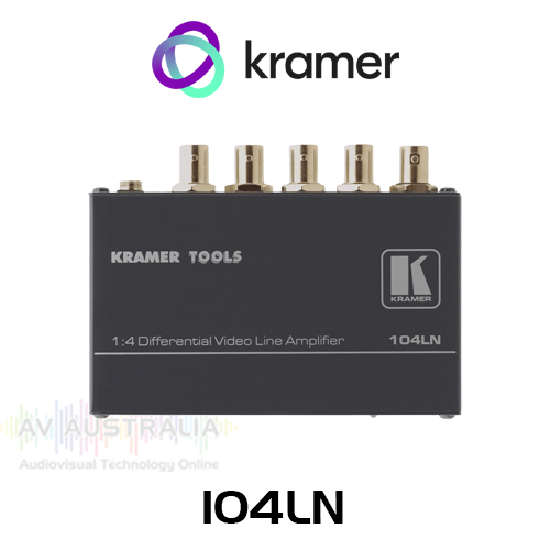 Kramer 104LN 1:4 Composite Video Differential Line Amplifier