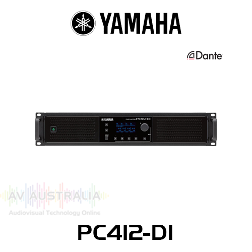 Yamaha PC412-DI 4 x 1200W @ 8 ohm 70/100V Power Amplifier