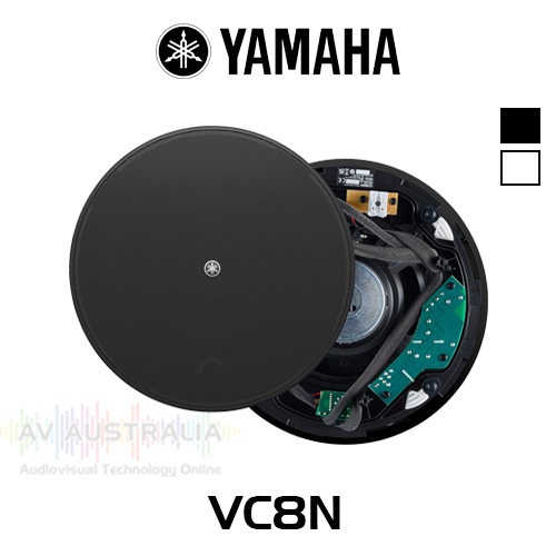 Yamaha VC8N 8" 16 ohm 70/100V In-Ceiling Open Back Speakers (Pair)