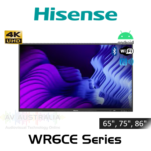 Hisense WR6CE Series 4K Advanced Touch Interactive Displays (65", 75", 86")