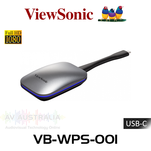 ViewSonic VB-WPS-001 ViewBoard Cast Button with USB-C Connector