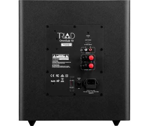 Triad InRoom OmniSub 10 10" 300W Compact Powered Subwoofer