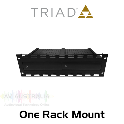 Triad 3RU 2 Slot Rack Mount For One Streaming Amplifiers