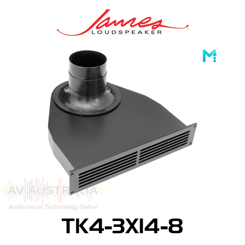 James Loudspeaker TK4-3X14-8 2.75" x 14" Grille Toekick For 4" Flexible Duct Tube
