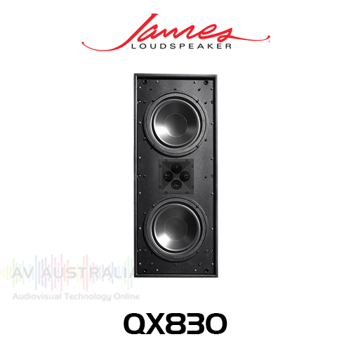 James Loudspeaker QX830 Dual 8" 3-Way Shallow Depth In-Wall Loudspeaker (Each)