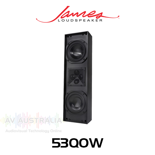 James Loudspeaker 53QOW Dual 5.25" On-Wall Loudspeaker - 3.5" Depth (Each)