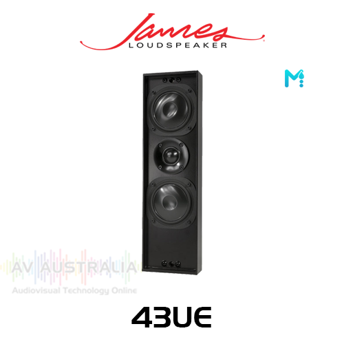 James Loudspeaker 43UE Dual 3.5" On-Wall Marine Loudspeaker - 1.5" Depth (Each)