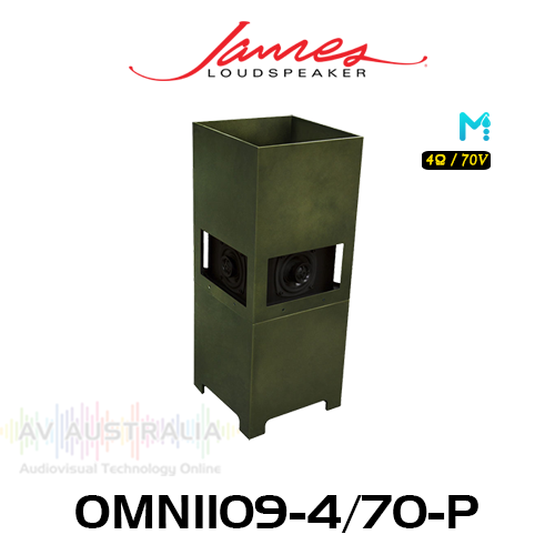 James Loudspeaker OMNI109AT-P 10" 4 ohm / 70V Bi-Amped All-Terrain Omnidirectional Speaker / Planter (Each)