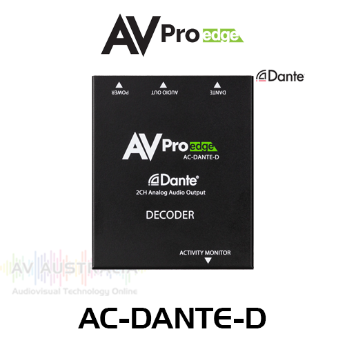 AVPro Edge 2 Channel Dante Decoder