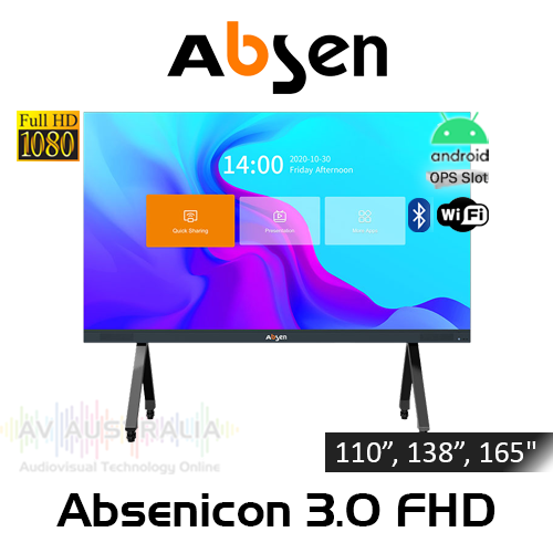 Absen Absenicon 3.0 Series FHD 16:9 All-In-One LED Displays (110", 138", 165")