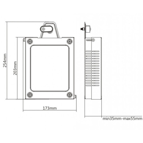 Quantum Sphere Media Player Anti-Theft Mount