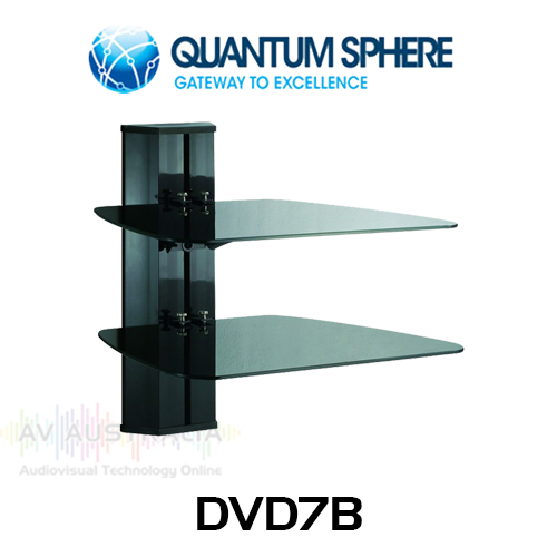 Quantum Sphere Height Adjustable DVD Shelf (10kg Max)