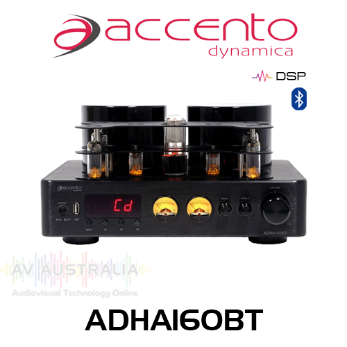 Accento Dynamica 2x80W RMS Bluetooth Tube Hybrid Amplifier