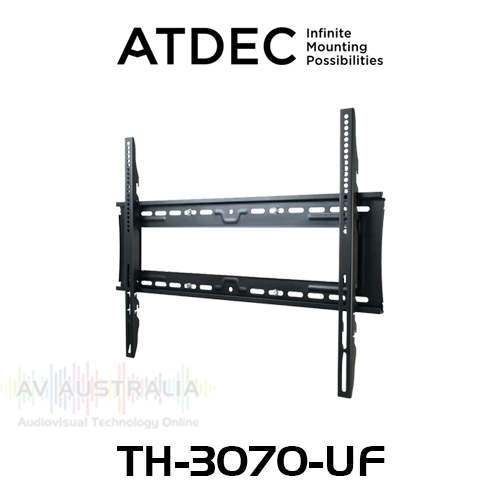 Atdec TH-3070-UF 800x400mm VESA Ultra Slim Fixed Display Wall Mount (91kg Max)
