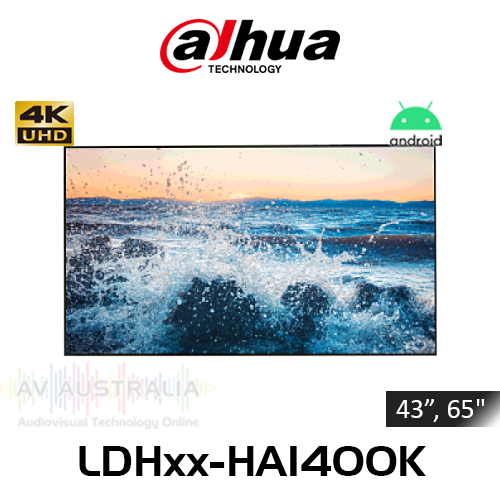 Dahua Pro 4K UHD 700 Nits Android 8.0 Digital Signage (43", 65")