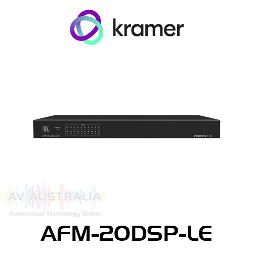 Kramer AFM-20DSP-LE 20-Port Audio Matrix with DSP (Lite Edition)