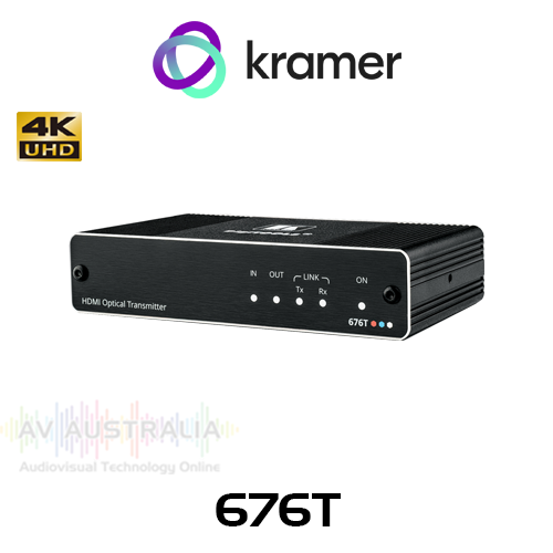 Kramer 676T 4K60 4:4:4 HDMI & RS-232 over Ultra-Reach MM/SM Fiber Transmitter (up to 33km)