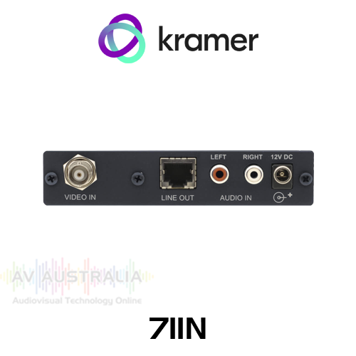 Kramer 711N Composite Video & Stereo Audio over Twisted Pair Transmitter (up to 400m)
