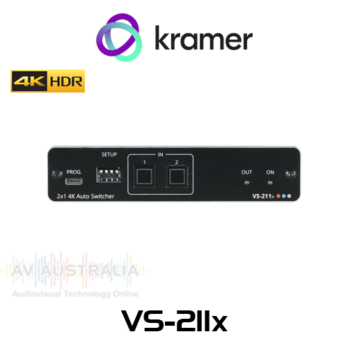 Kramer VS-211X 2x1 4K60 4:4:4 HDR HDMI Auto Switcher